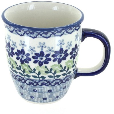 Blue Rose Polish Pottery Halsey Coffee Mug