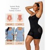 SHAPELLX Low Back Shapewear Bodysuit for Women Tummy Control Seamless Shaper Butt Lifter Thigh Slimmer Body Shaper—Black 38 - 3 of 3
