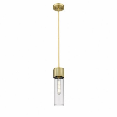 Bolivar - 1 Light Pendant In Industrial Style-13.5 Inches Tall and 4 Inches Wide