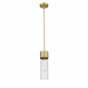 Bolivar - 1 Light Pendant In Industrial Style-13.5 Inches Tall and 4 Inches Wide - 1 of 1