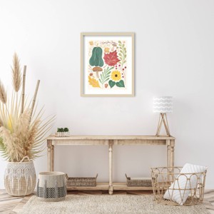 Amanti Art 21"x25" Mod Harvest II by Veronique Charron Wood Framed Wall Art Print - 1 of 4