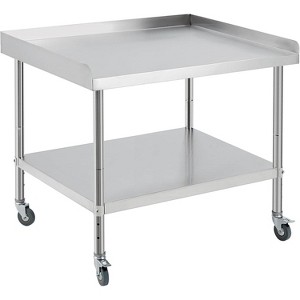 24x24x30 Inch Equipment Grill Stand Table Stainless Steel NSF Certified 400 Lbs Capacity with Adjustable Legs - 1 of 4