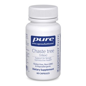 Pure Encapsulations Chaste Tree (Vitex) - Supports Menstrual Cycle Regularity - for Breast Comfort* - Women's Supplement - Non-GMO & Vegan - 1 of 4