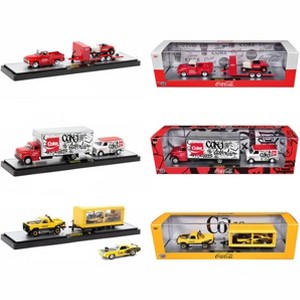 Auto Haulers "Coca-Cola" Set of 3 pieces Release 31 Limited Edition to 7250 pieces Worldwide 1:64 Die Cast Models by M2 Machines - 1 of 4