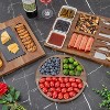 GustoWave 19-Piece Wood Cheese Board Set - 4 of 4