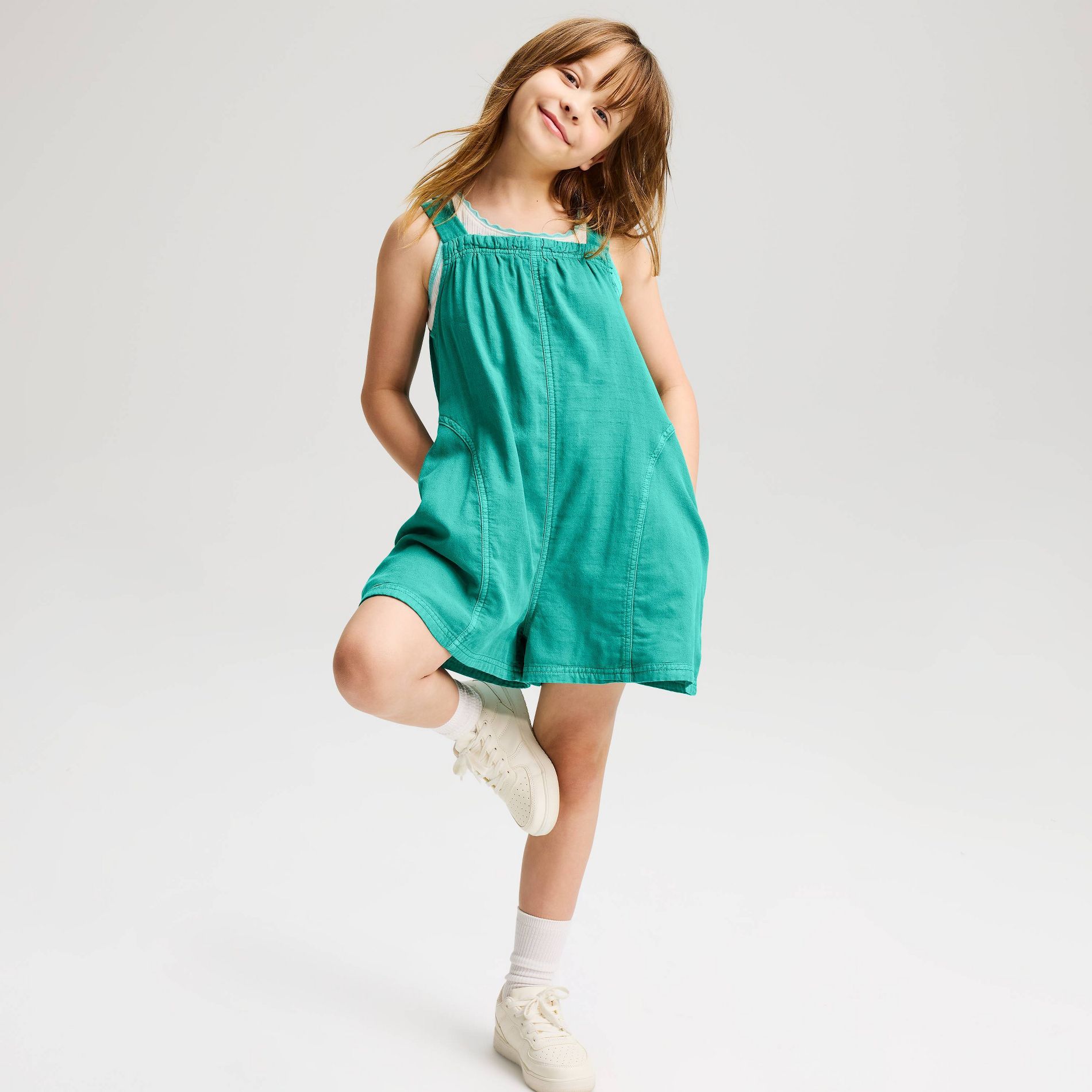 Girls' Woven Gauze Romper - Cat & Jack™