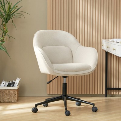 Virginia Office Chair With Curved Backrest|ARTFUL LIVING DESIGN