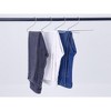 REGALWOVEN Non-Slip Stainless Steel Space Saving Open-Ended Clothes Hangers 10 Pcs - 4 of 4