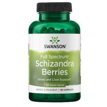 Swanson Herbal Supplements Full Spectrum Schizandra Berries 525 mg 90 Caps