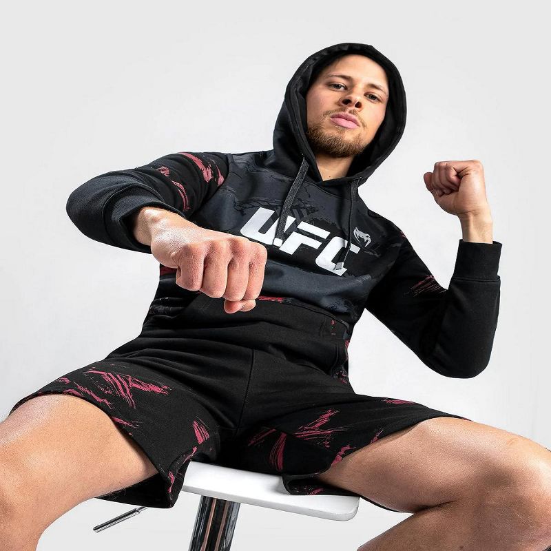 Venum UFC Authentic Fight Week 2.0 Pullover Hoodie - Black/Red, 2 of 3