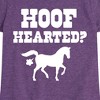 Girls' - Instant Message - Hoof Hearted Horse Fitted Short Sleeve Graphic T-Shirt - 2 of 4