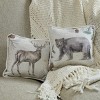 Park Designs Wild And Beautiful Holiday Deer 10" Pillow - 2 of 3