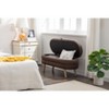 Airsurfer Gray Velvet Storage Bench with Wood Legs, Upholstered Bedroom Bench for Living Room, Bedroom, and Indoor Spaces - 4 of 4