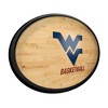 College Basketball Hardwood Design Oval Slimline Lighted Wall Sign - 2 of 4