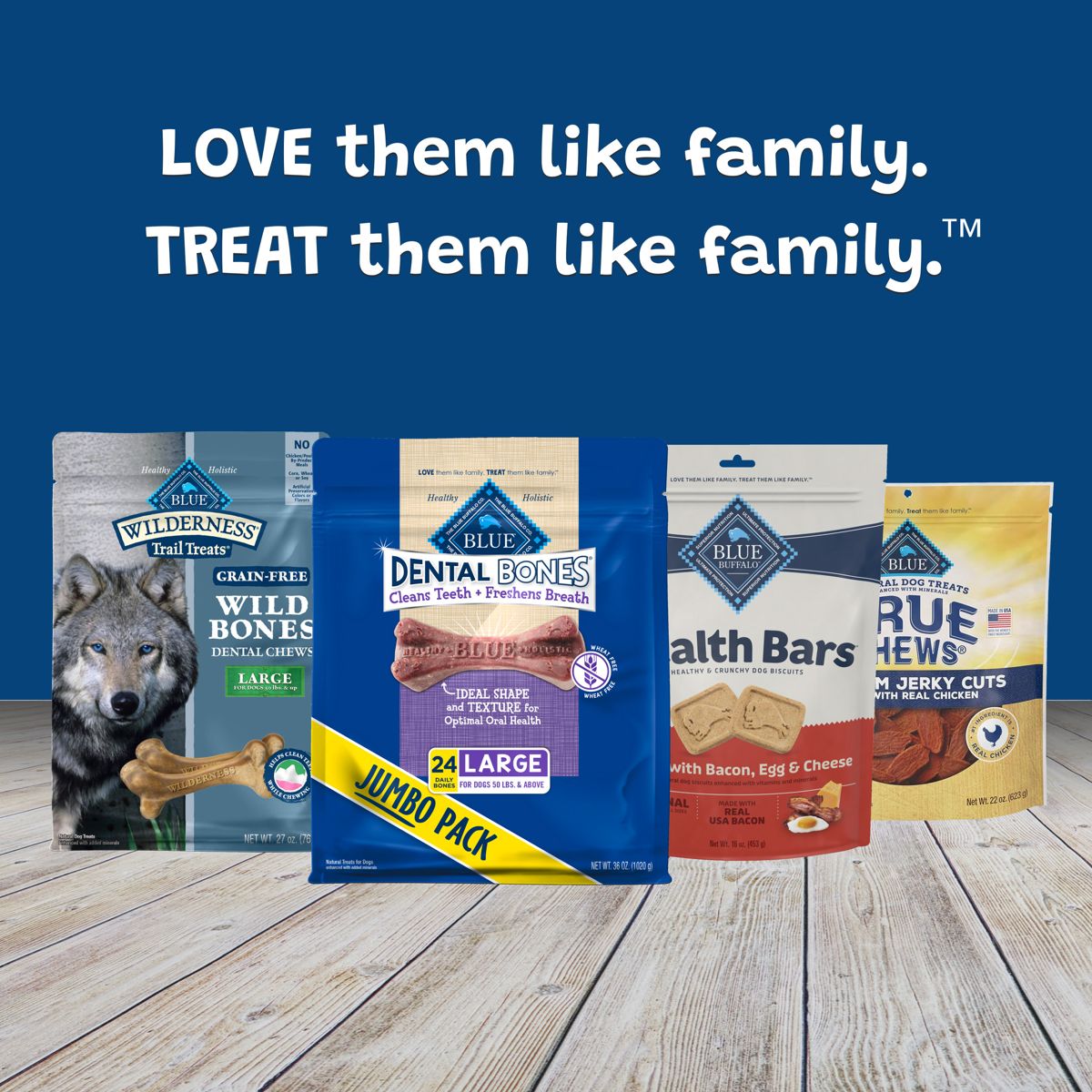 Blue Buffalo Dental Bones Large Natural Chew Dog Treats - thumbnail 8