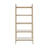 NicBex 5-Tier Mid-Century Modern Bookshelf,73" Tall Book Rack with Solid Wood Frame for Bedroom,Living Room,Office,Easy Assembly - 4 of 4