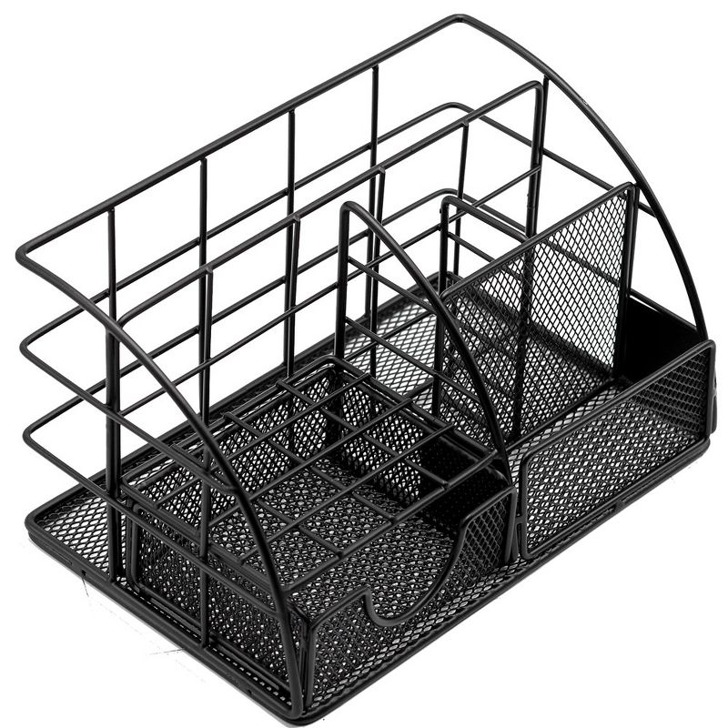Sorbus Desk Organizer, All-in-One Stylish Mesh Desktop Caddy Includes Pen/Pencil Holder, Mail Organizer, and Sliding Drawer, Great for Home or Office, 6 of 12