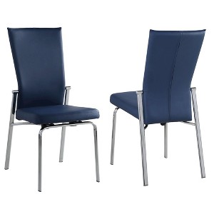 Chintaly Imports,Contemporary Motion-Back Side Chair - Set of 2 - 1 of 4