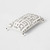Oversized Modern Geometric Patterned Lumbar Throw Pillow - Threshold™ - 3 of 4