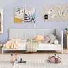 ALEXOUN Wood Day Bed Frames with Solid Wood Slat Support,and Arm & Back for Toddlers Kids Teens Adults Easy Assemble - 2 of 4