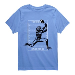 Boys' - Instant Message - Player Catching Football Short Sleeve