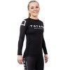 Tatami Fightwear Women's Katakana Long Sleeve Rashguard - Black - 3 of 4