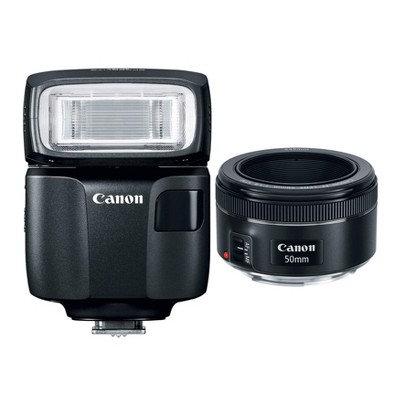 Canon EF 50mm f/1.8 STM + Speedlite EL-100 Creative Photography Kit