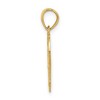 Black Bow Jewelry 14k Yellow Gold 15 Inside Quince Anos Heart Frame Pendant, 16mm - 2 of 4