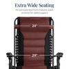 Best Choice Products Oversized Padded Zero Gravity Chair, Folding Outdoor Patio Recliner w/ Side Tray - 3 of 4