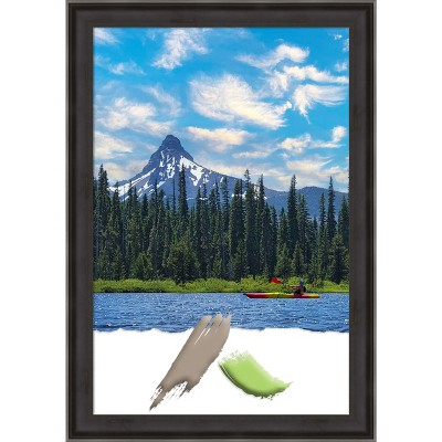 Amanti Art Allure Charcoal Wood Picture Frame