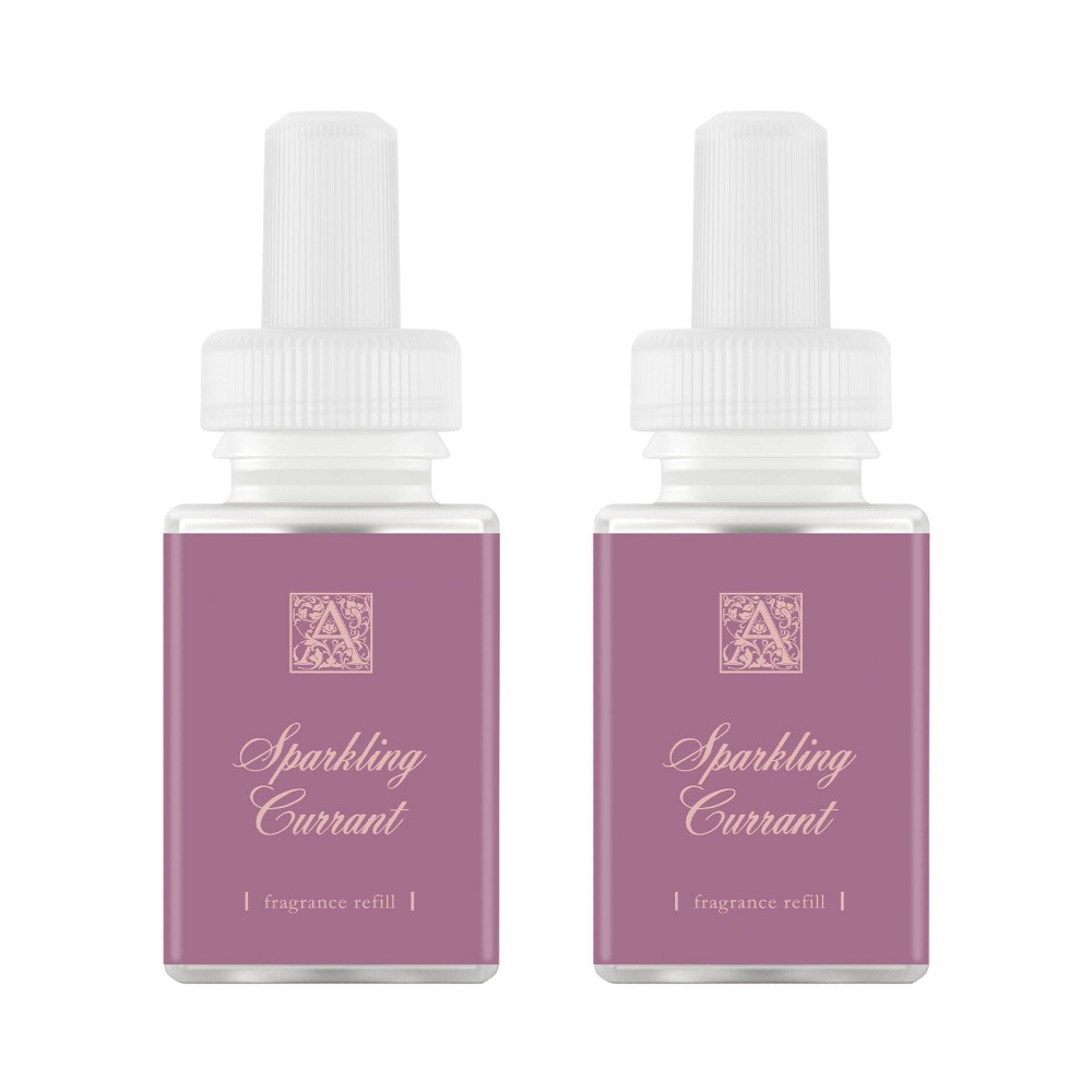 Pura Aromatique Sparkling Currant 2pk Smart Vial Fragrance Refills: Ethically Sourced, Chemical-Free