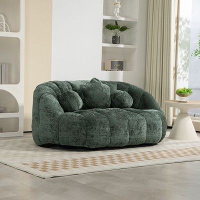 CAVINAS Bean Bag sofa Lazy Sofa Durable Comfort Lounger High Back Bean Bag Chair Couch for Adults and Kids, Accent Floor Soft Lounge Chair