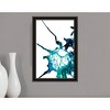 HomeRoots Ocean Living Black Framed Print Wall Art - 2 of 4