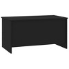 vidaXL Coffee Table Black 40.2 in.x21.9 in.x20.7 in. Engineered Wood - 3 of 4