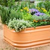 Vego Garden 10-in-1 Novel Modular Rectangular Metal Outdoor Raised Garden Bed Kit 48"x96"x17" - 2 of 4