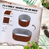 3.4' x 2' x 1.4' Galvanized Raised Garden Bed Kit, Metal Planter Box with Safety Edging - 4 of 4