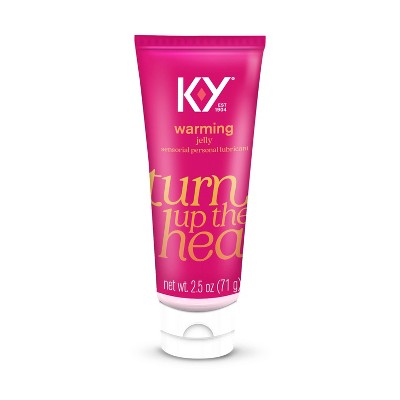 K-Y Warming Water-Based Jelly Personal Lube - 2.5oz