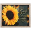Dicksons Let God Who Created You Define You Yellow Sunflower 15 x 12 MDF Decorative Wall Plaque - 2 of 3
