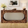 MAYEERTY 63" Farmhouse Console Table, 2-Tier Entryway Sofa Table - 2 of 4
