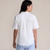 Lands' End Women's Cooling Elbow Sleeve Button Front Shirt - 2 of 4