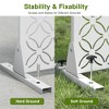 Dovelina Metal Outdoor Privacy Screen Freestanding Patio Decorative Screens - 4 of 4