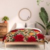 Deny Designs Full/Queen Avenie Yuletide Bright Comforter and Pillow Sham Green - 3 of 4