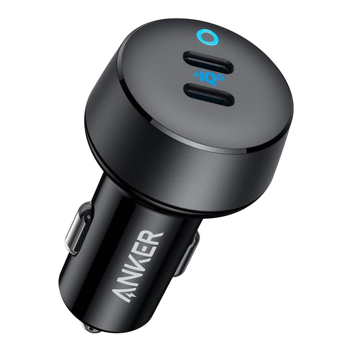 Anker 40W 2-Port PowerIQ 3.0 USB-C Fast Charging Car Charger, PowerDrive III Duo PD Adapter for iPhone 17/17 Pro Max/16/15, Galaxy S24/S23, AirPods
