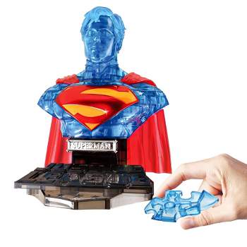 Eaglemoss Limited DC Superman 72 Piece 3D Jigsaw Puzzle | Crystal Color