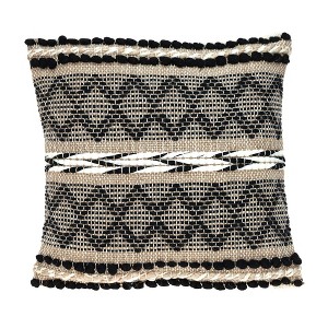 Parkland Collection,Ezra Transitional Beige Throw Pillow - 1 of 4