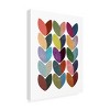 Tom Quartermaine 'Set of 3 Scandinavian Hearts 1' Canvas Art - 2 of 4