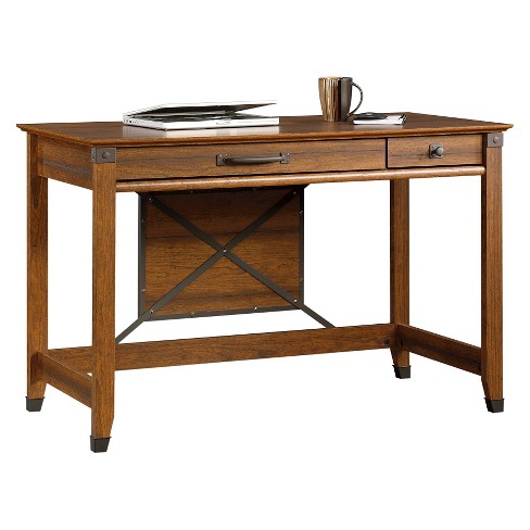 Carson Forge Writing Desk With Slide Out Keyboard Shelf