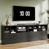 4 Drawer Dresser for Bedroom with 6 Storage Cubbies Adjustable Shelves - 3 of 4