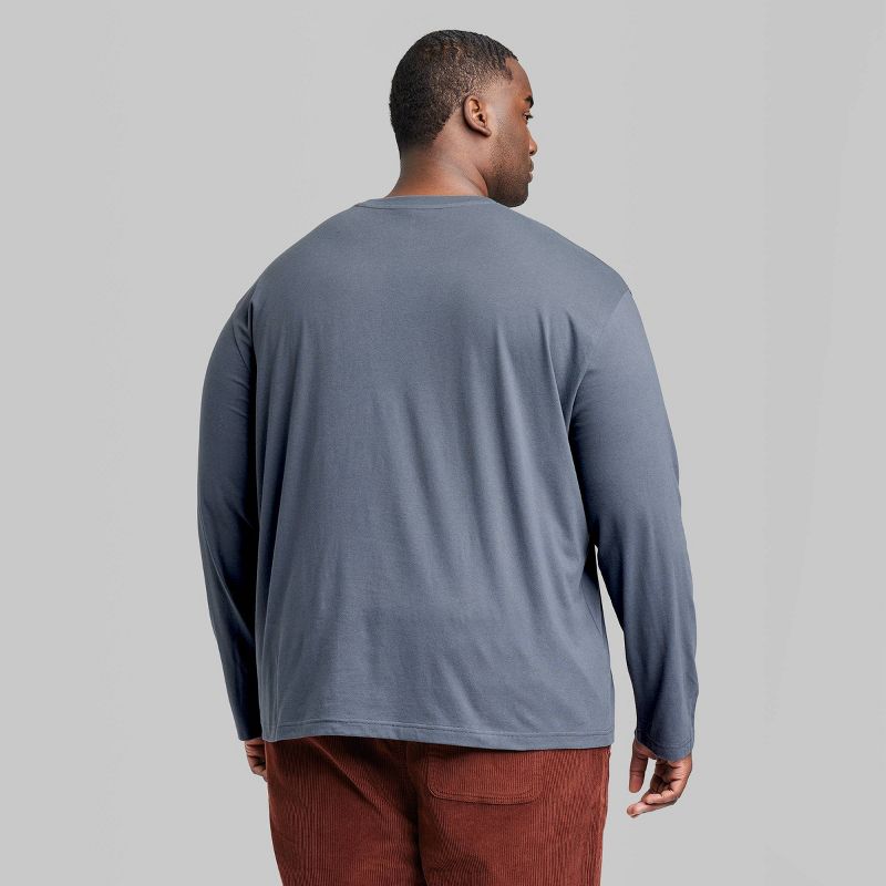 Men's Regular Fit Crewneck Long Sleeve T-Shirt - Original Use™, 3 of 4