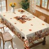 LOVEVOOK Thanksgiving Tablecloth, Fall Tablecloth, Pumpkin Table Cloth, Autumn Harvest for Christmas, Holiday, Birthday, Harvest - 3 of 4
